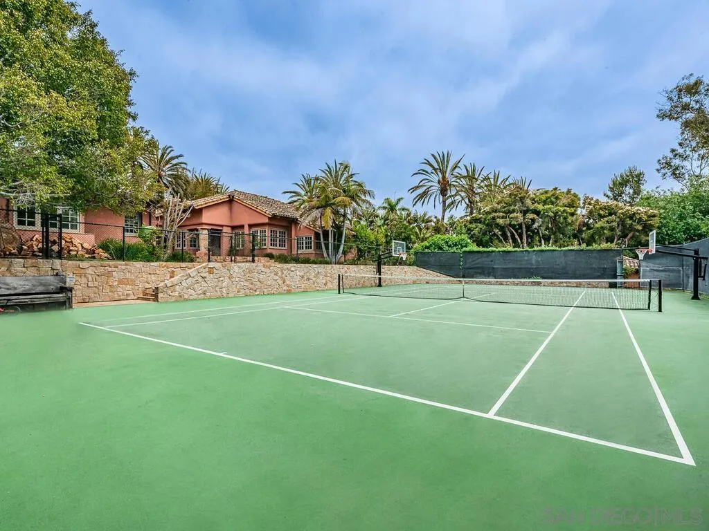 17116 Paseo Hermosa Rancho Santa Fe, CA 92067 - Photo 43 of 59 a view of a tennis court