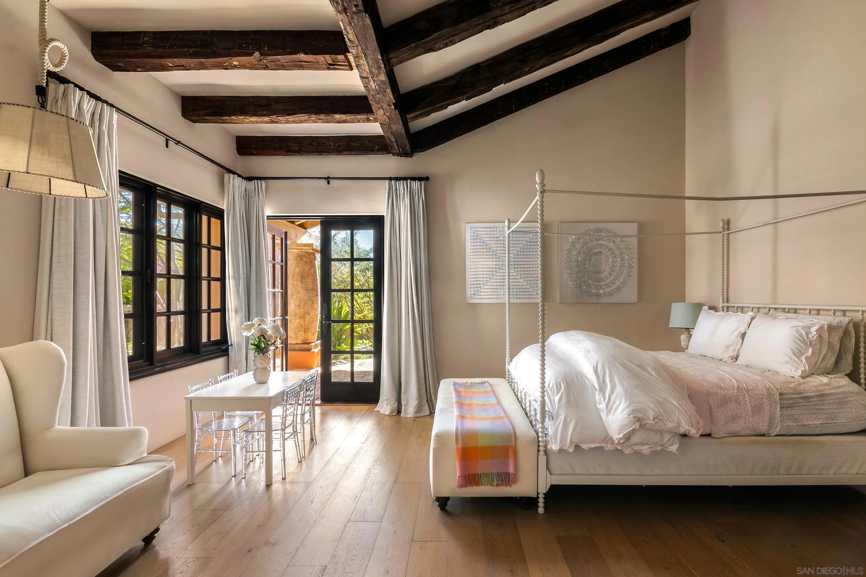 17116 Paseo Hermosa Rancho Santa Fe, CA 92067 - Photo 55 of 59 a bedroom with furniture and a window