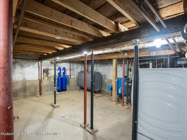 a view of a storage room