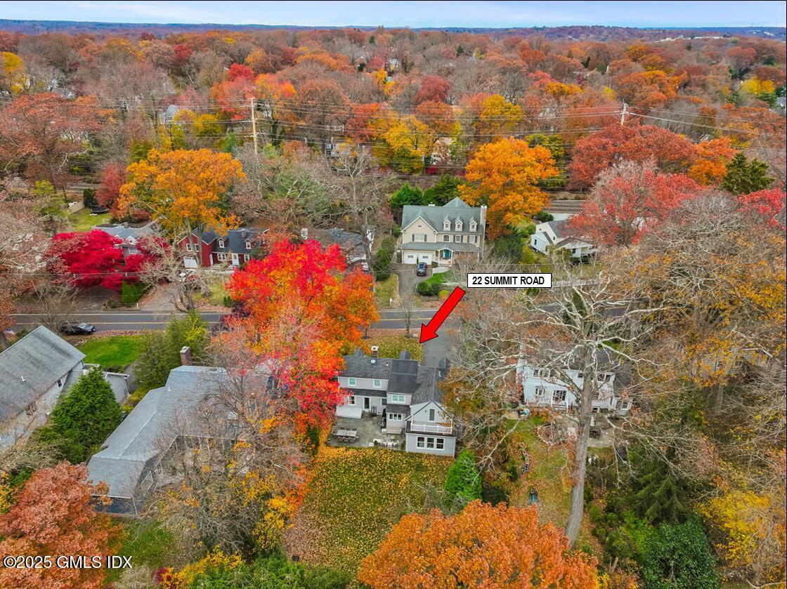 22 Summit Road Riverside, CT 06878 - Photo 7 of 7 View of both sides of summit from sky wi