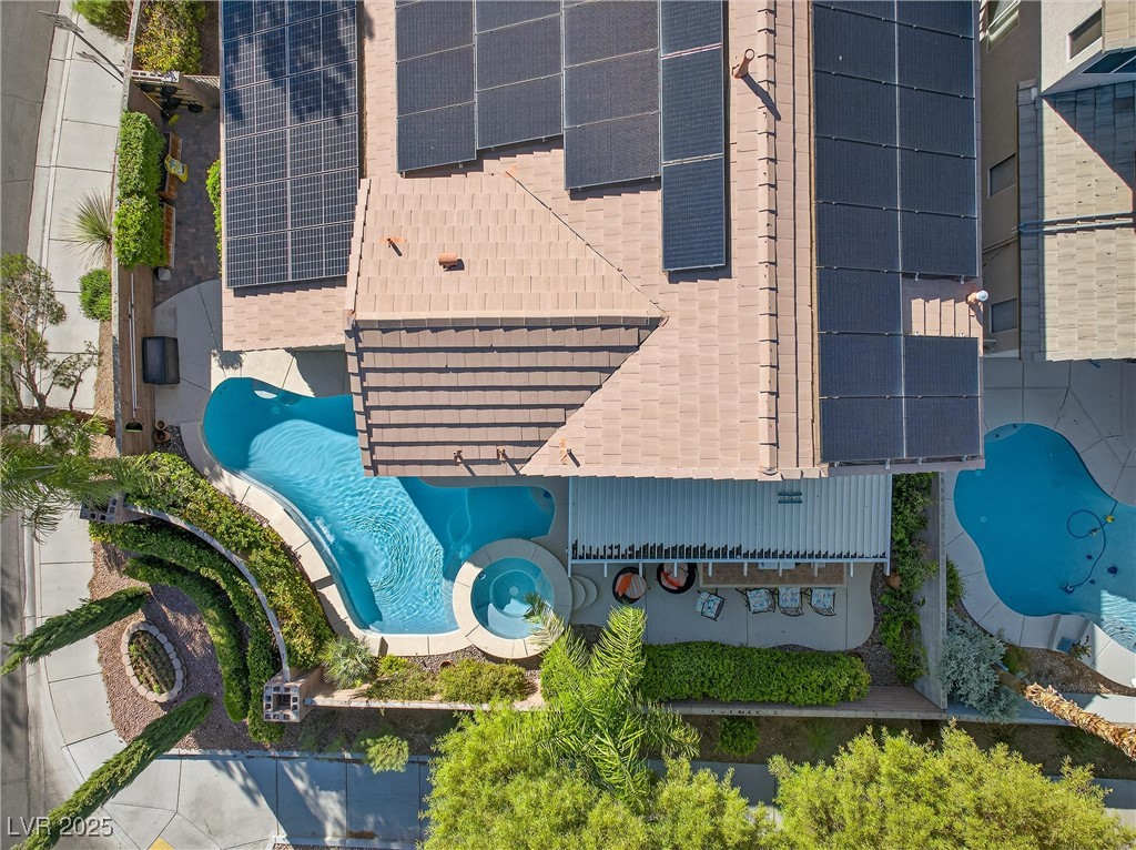 980 Upper Meadows Place Henderson, NV 89052 - Photo 57 of 58 View of subject property with a pool area