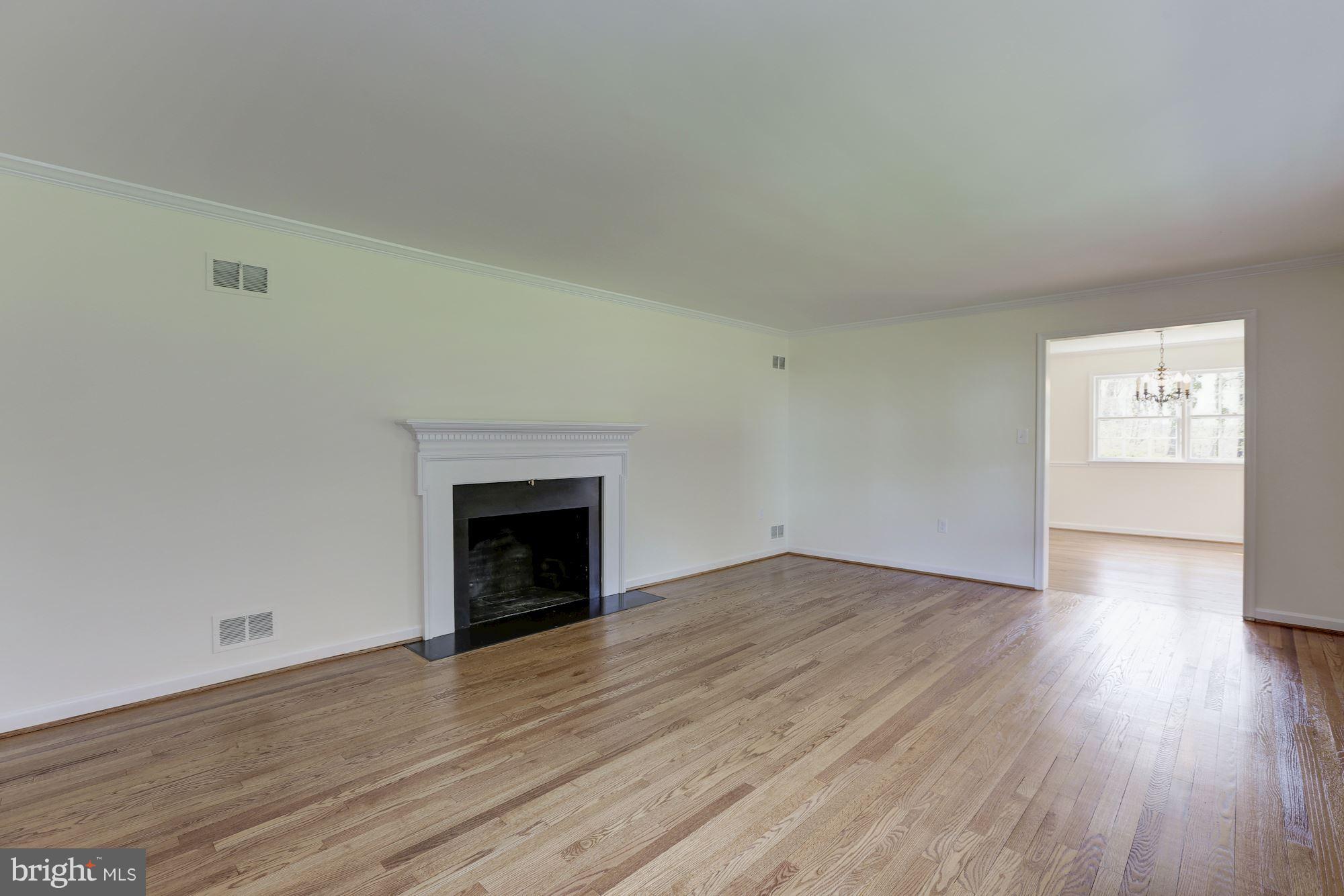 9301 Burning Tree Road Bethesda, MD 20817 - Photo 3 of 30 Living Room with Fireplace