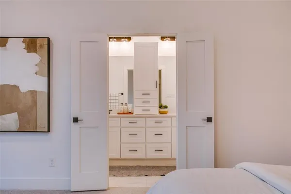 a view of room with cabinet