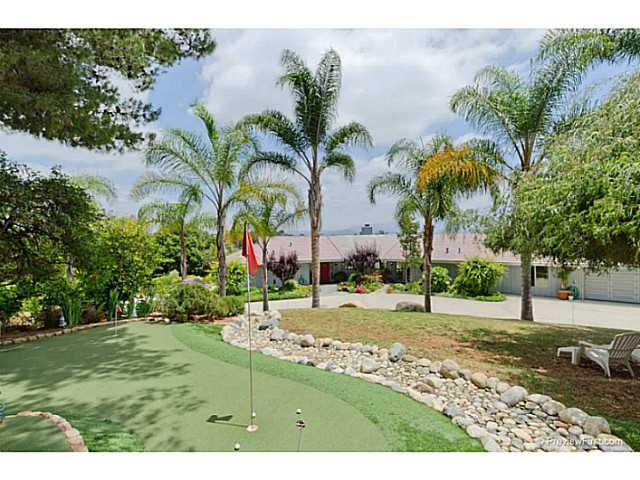 530 Georgine Road Fallbrook, CA 92028 - Photo 23 of 25 4 hole putting green is located next to the gazebo.