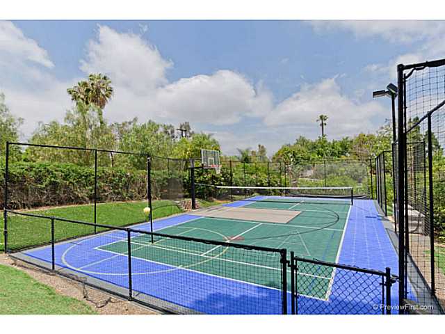 530 Georgine Road Fallbrook, CA 92028 - Photo 24 of 25 Sport Court game court is lighted and fenced .