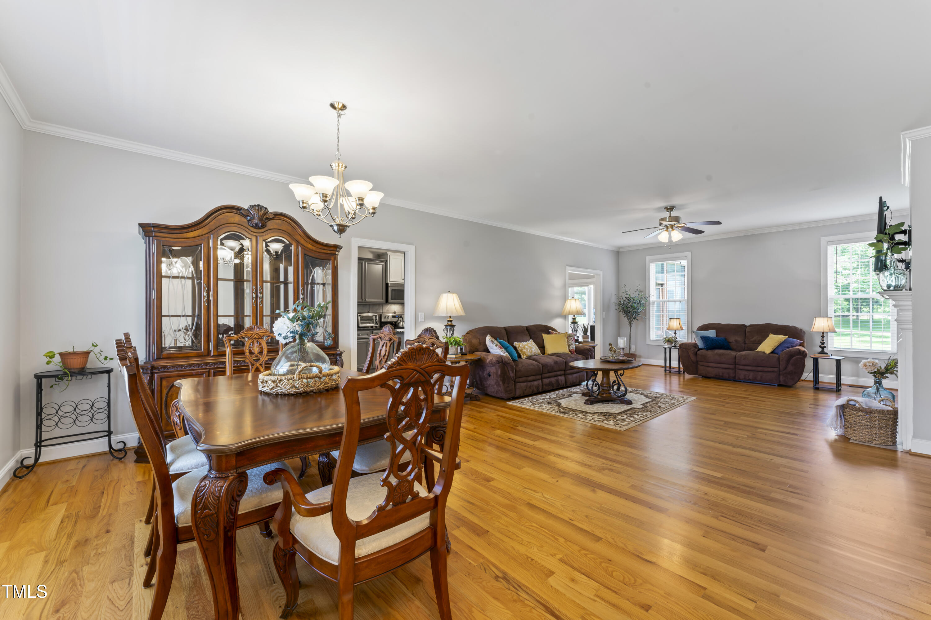 38 Mayfield Circle Willow Spring, NC 27592 - Photo 5 of 46 Dining Room Open to Family
