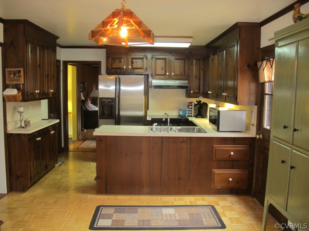 3815 Cresthill Road Chester, VA 23831 - Photo 13 of 24 a kitchen with stainless steel appliances granite countertop a refrigerator and a stove top oven