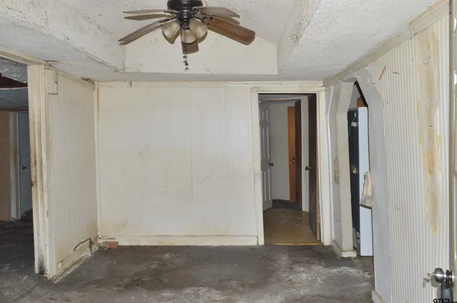 a close view of closet