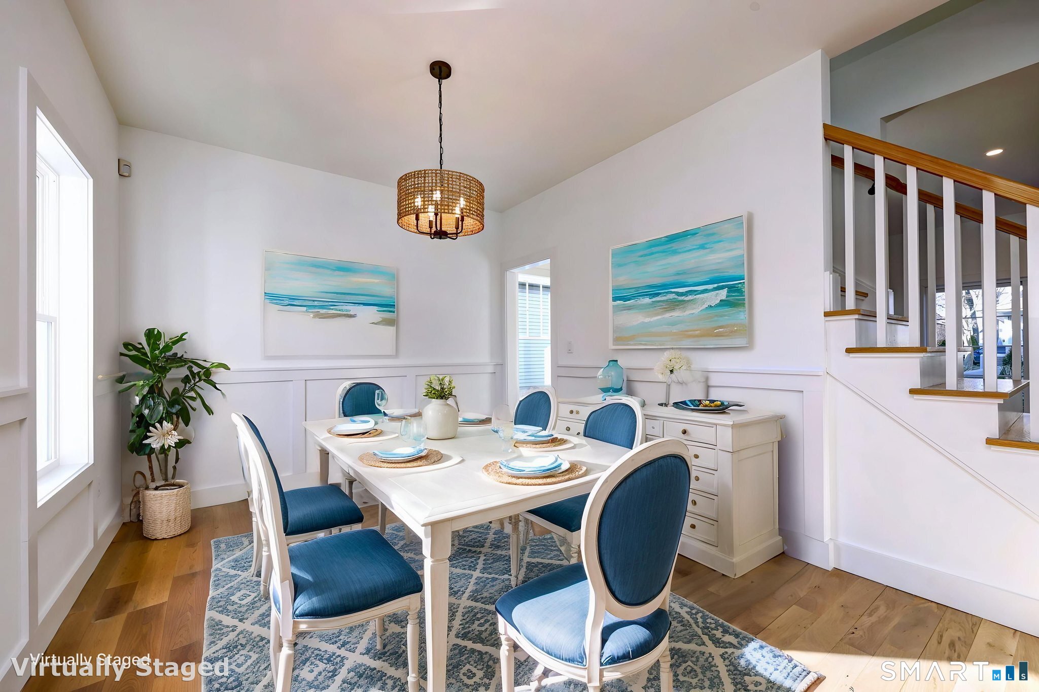 12 Usher Street Milford, CT 06460 - Photo 23 of 46 a view of a dining room with furniture window and wooden floor