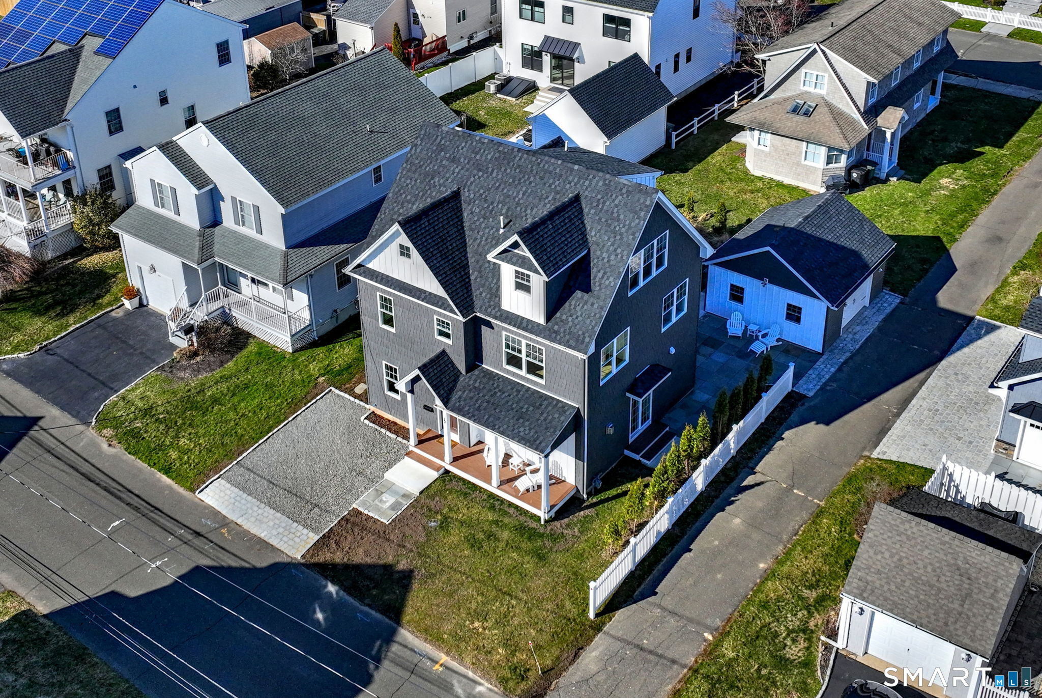 12 Usher Street Milford, CT 06460 - Photo 4 of 46 an aerial view of a house