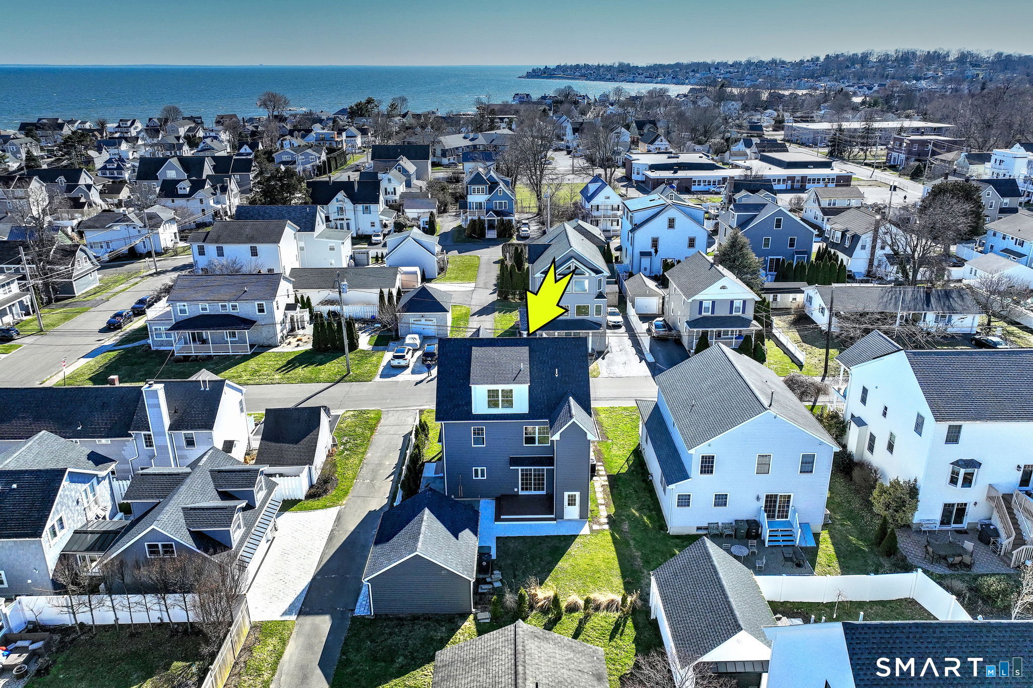 12 Usher Street Milford, CT 06460 - Photo 5 of 46 an aerial view of multiple house
