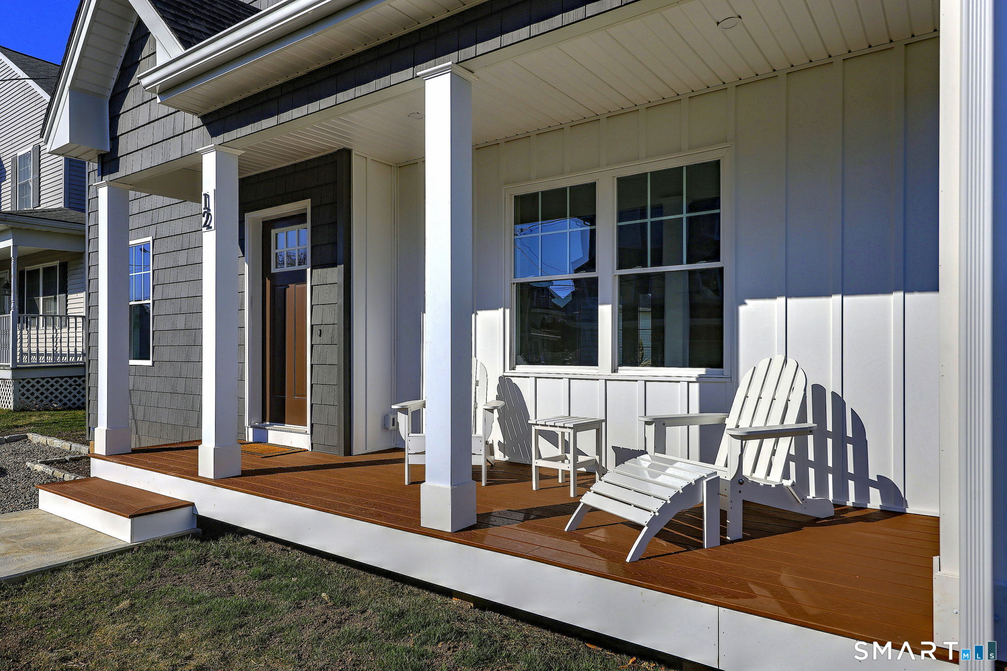 12 Usher Street Milford, CT 06460 - Photo 9 of 46 a view of a two chairs in the balcony
