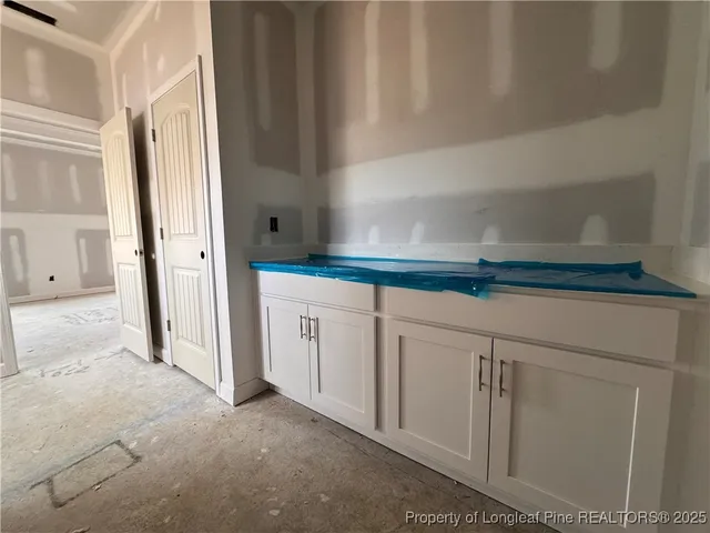 a view of a walk in closet