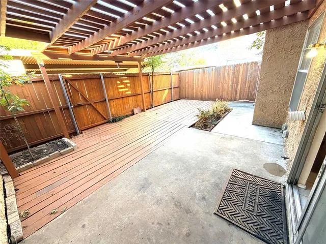 a view of a garage with stuff