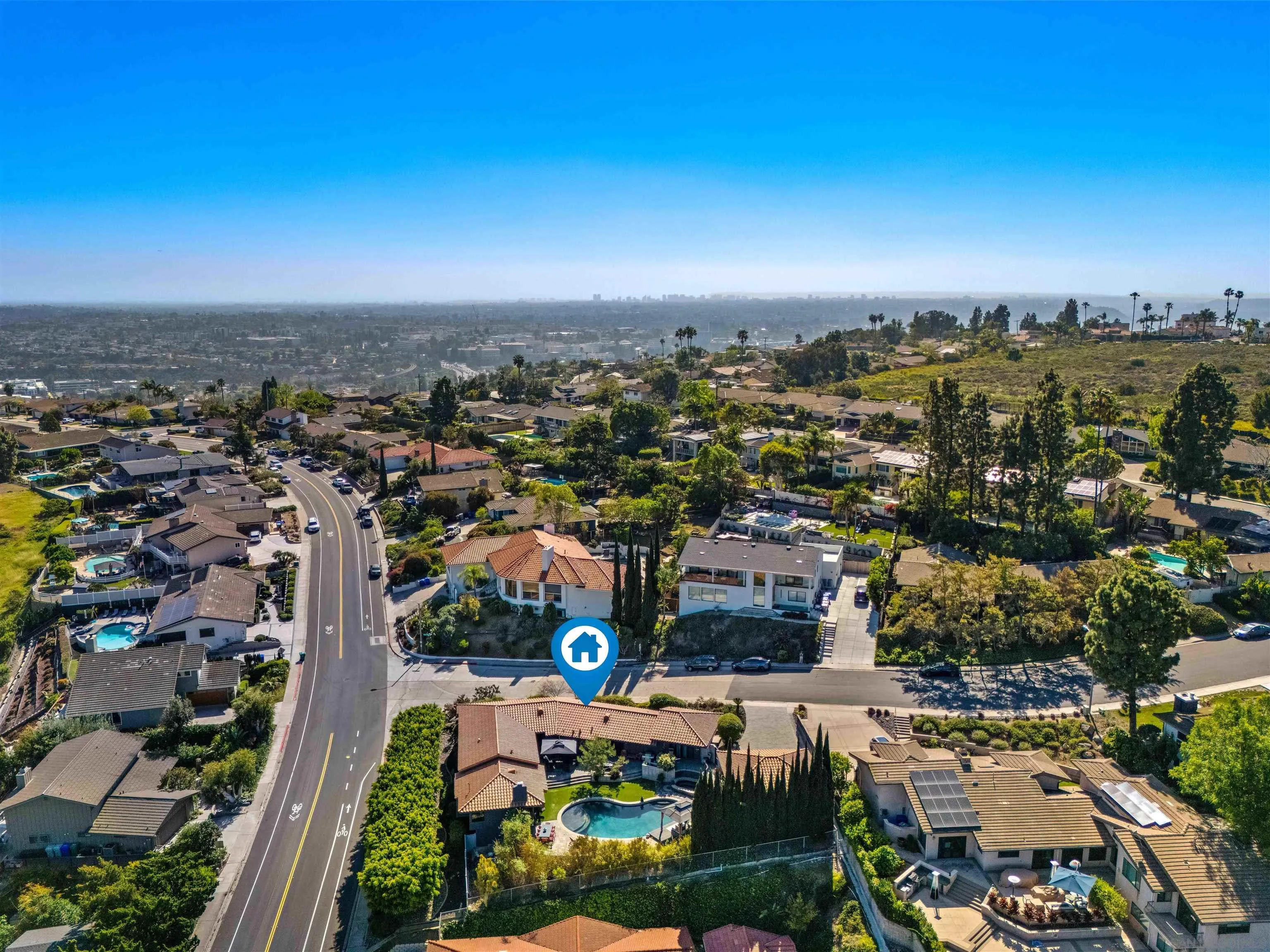 6315 Ridge Manor Avenue San Diego, CA 92120 - Photo 41 of 45 an aerial view of a city