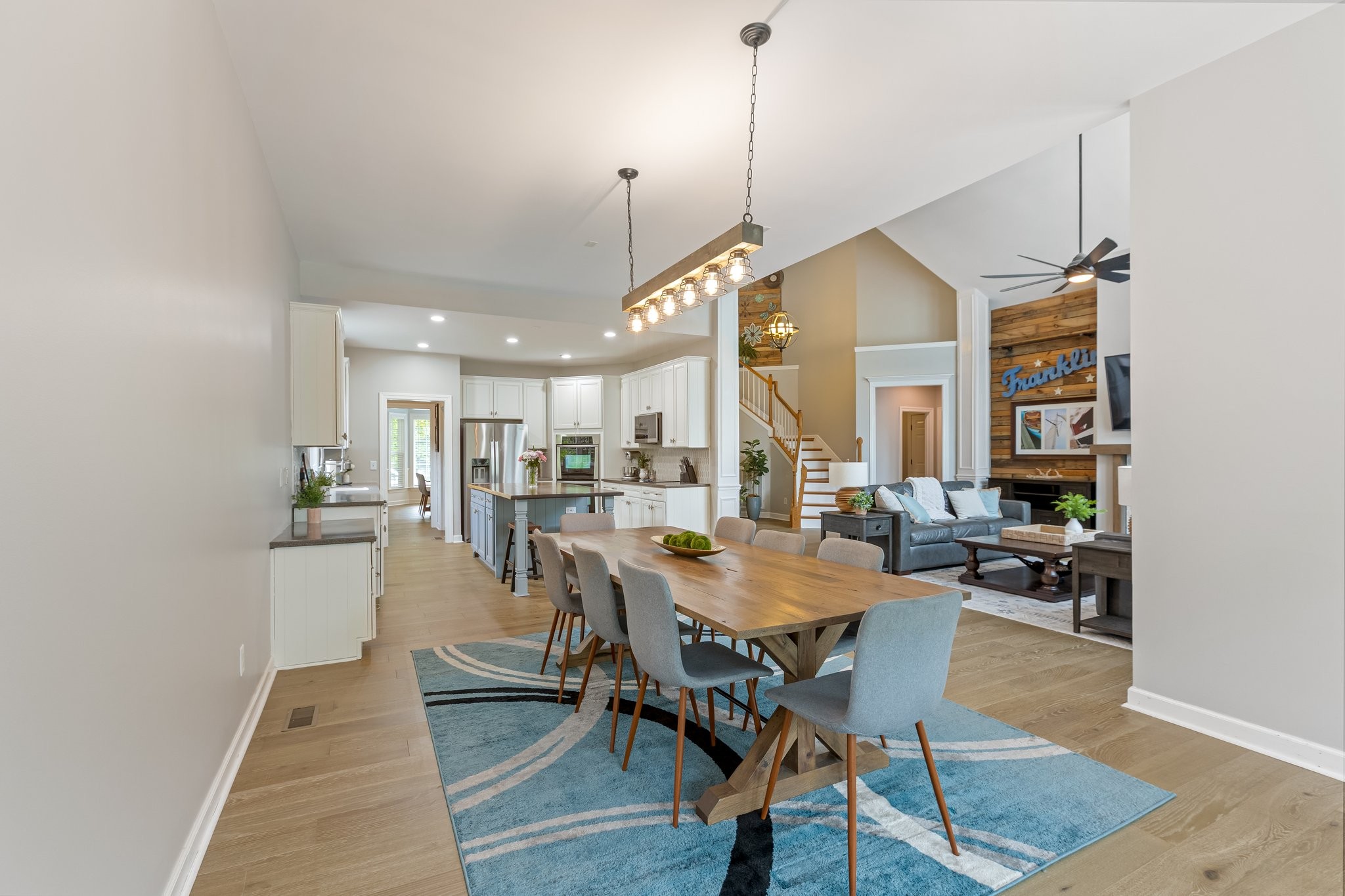 5048 Abington Ridge Lane Franklin, TN 37067 - Photo 27 of 64 a dining room with furniture and wooden floor