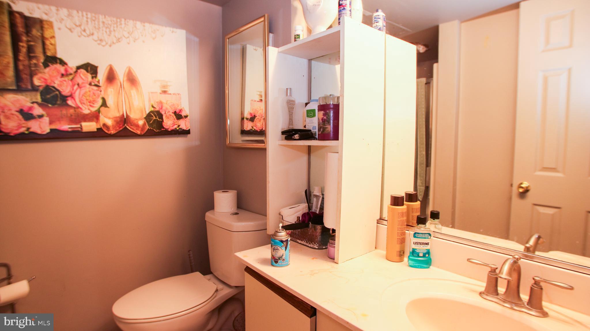 18925 Mills Choice Road, Unit 18925 Gaithersburg, MD 20886 - Photo 11 of 12 a bathroom with a sink vanity mirror and toilet