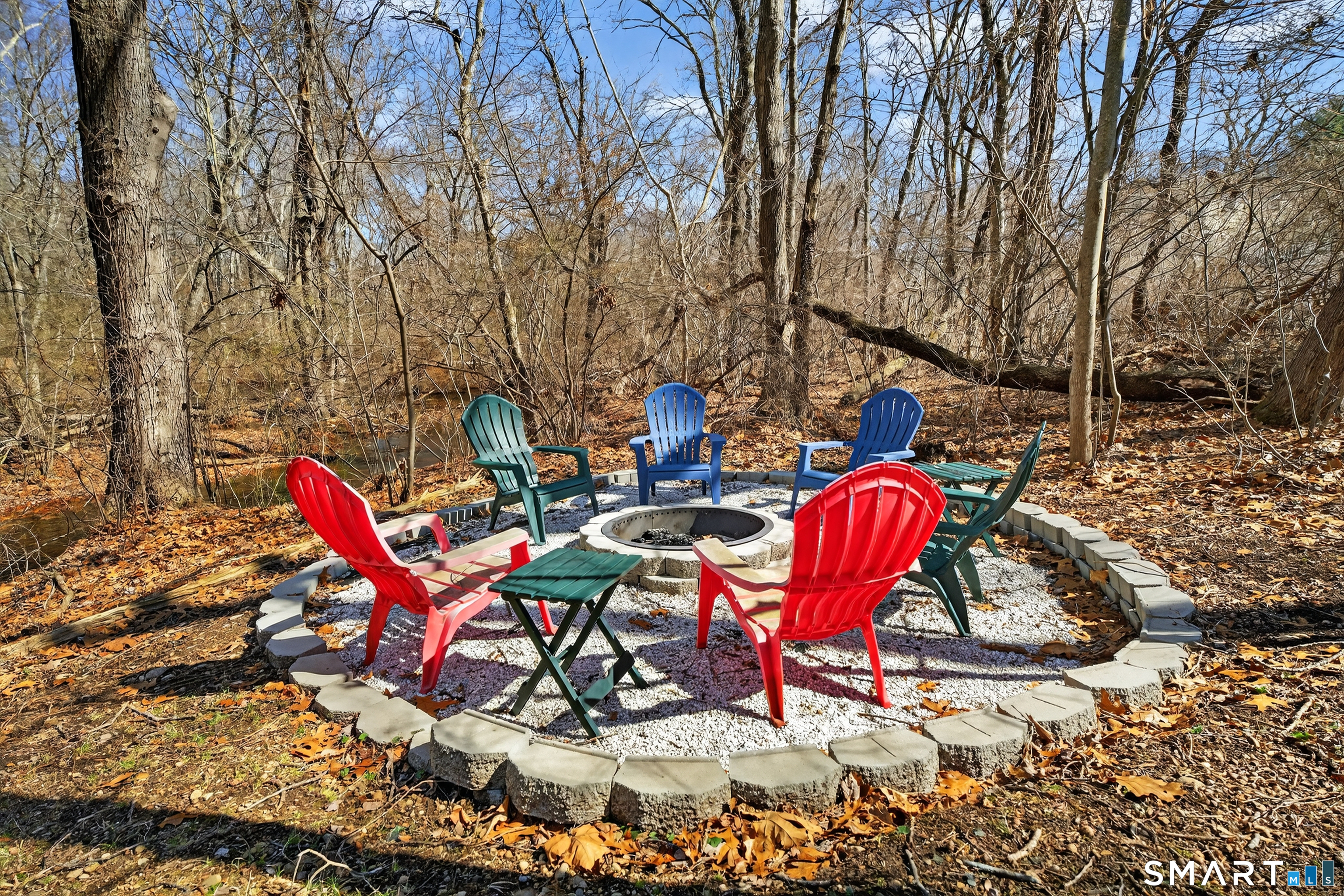 18 Riverside Terrace Madison, CT 06443 - Photo 36 of 40 a backyard of a house with table and chairs