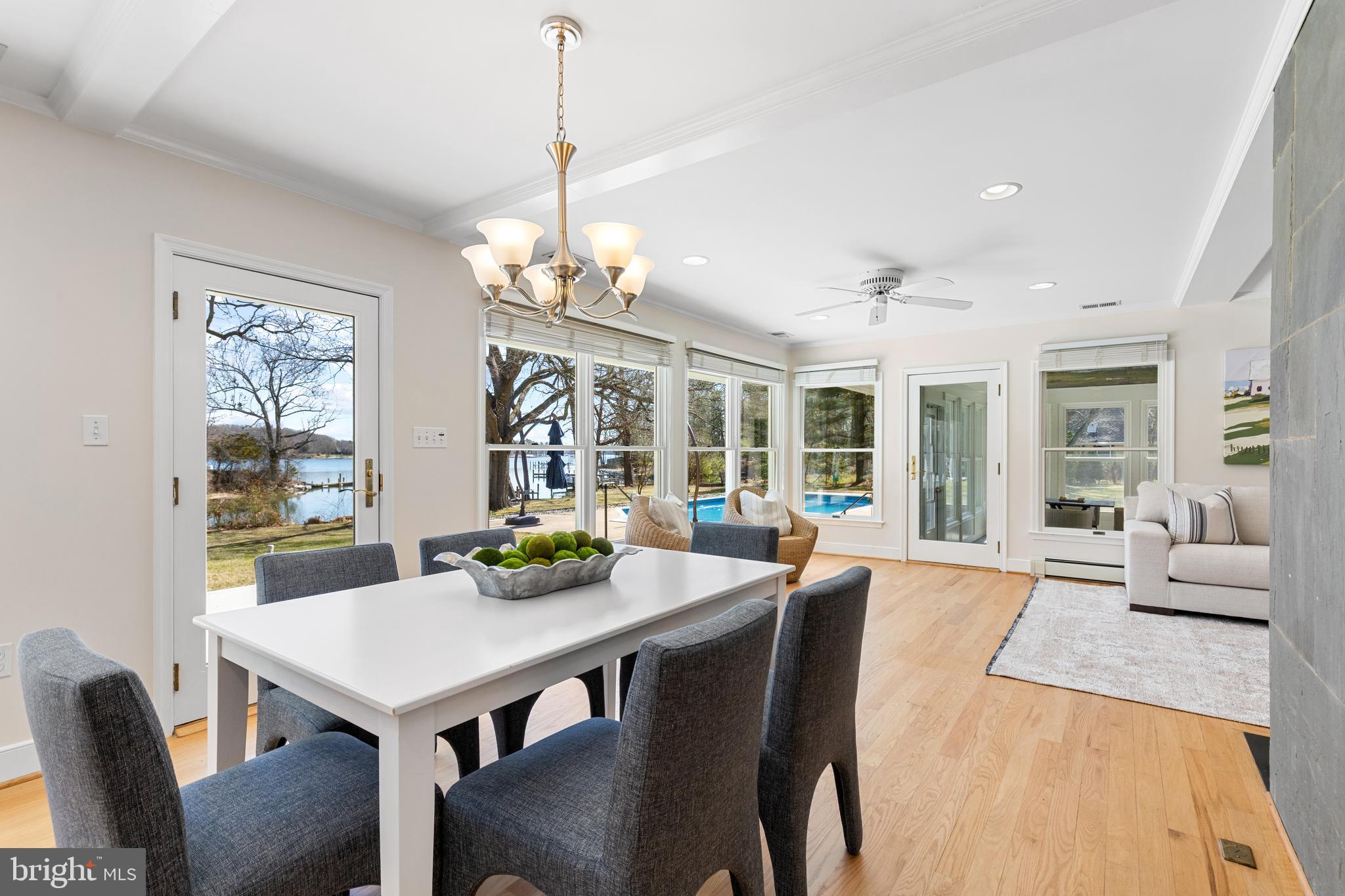 330 Wye Road Queenstown, MD 21658 - Photo 10 of 39 Water views from dining area
