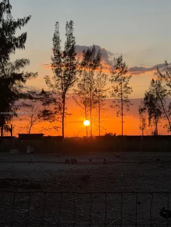 a view of sunset