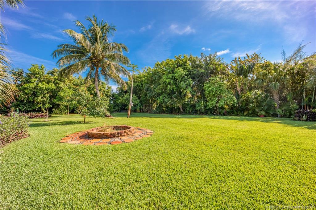 4 Ridgeview Road North Stuart, FL 34996 - Photo 50 of 57 a view of a yard with a trees