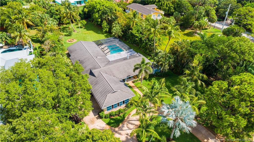 4 Ridgeview Road North Stuart, FL 34996 - Photo 6 of 57 an aerial view of a house with a yard