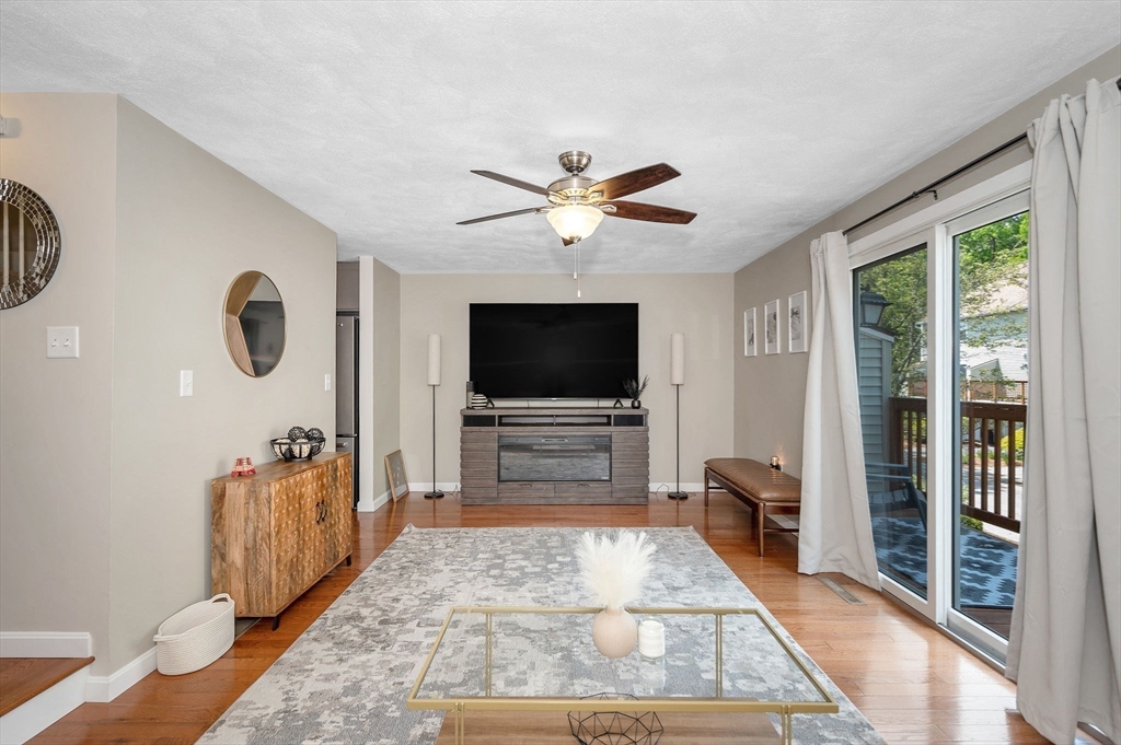 31 Patrick Road, Unit 31 Tewksbury, MA 01876 - Photo 17 of 40 a living room with furniture and a flat screen tv