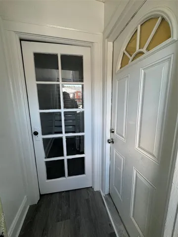 a view of a door