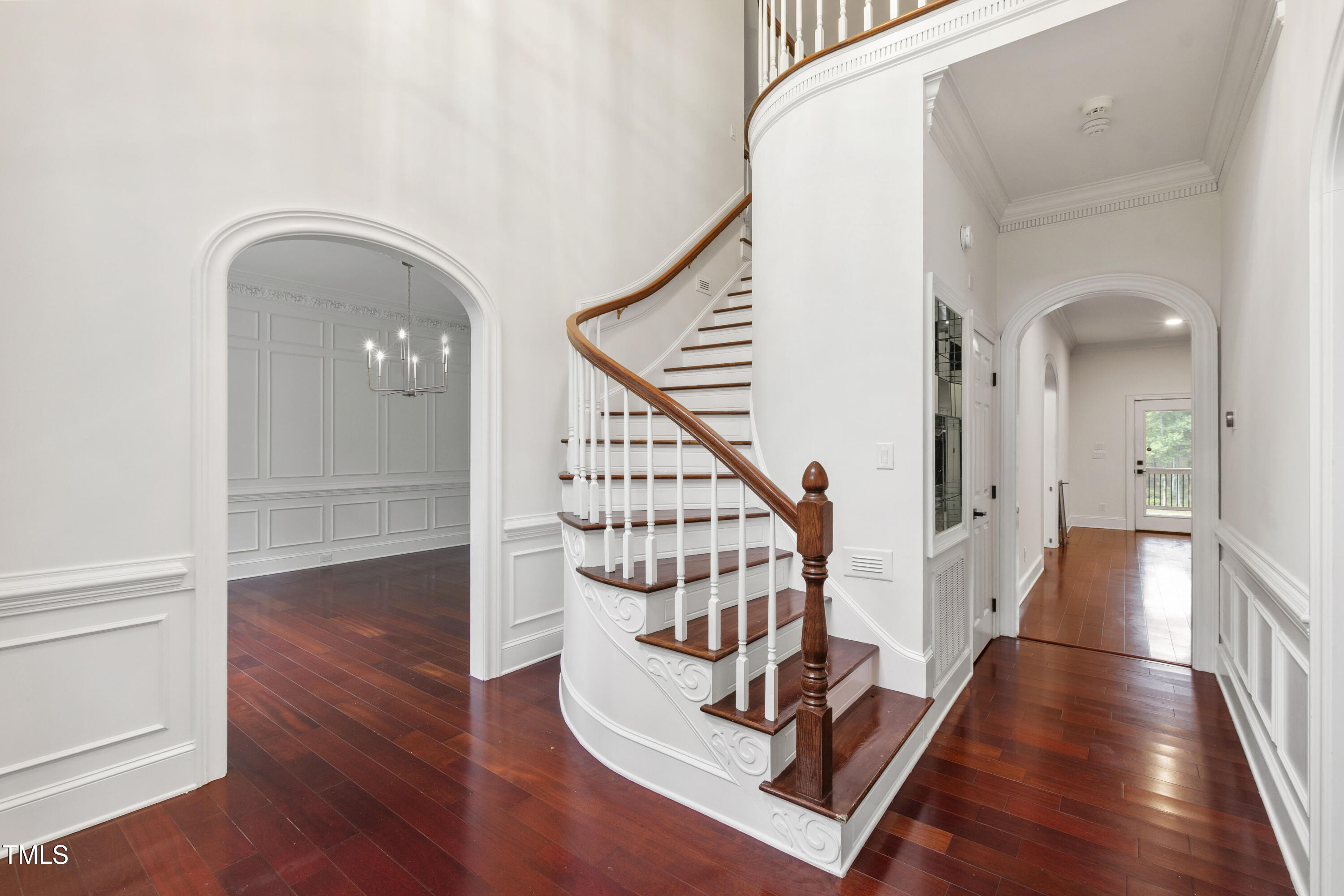 636 Pendleton Lake Road Raleigh, NC 27614 - Photo 28 of 88 a view of entryway with wooden floor and stairs