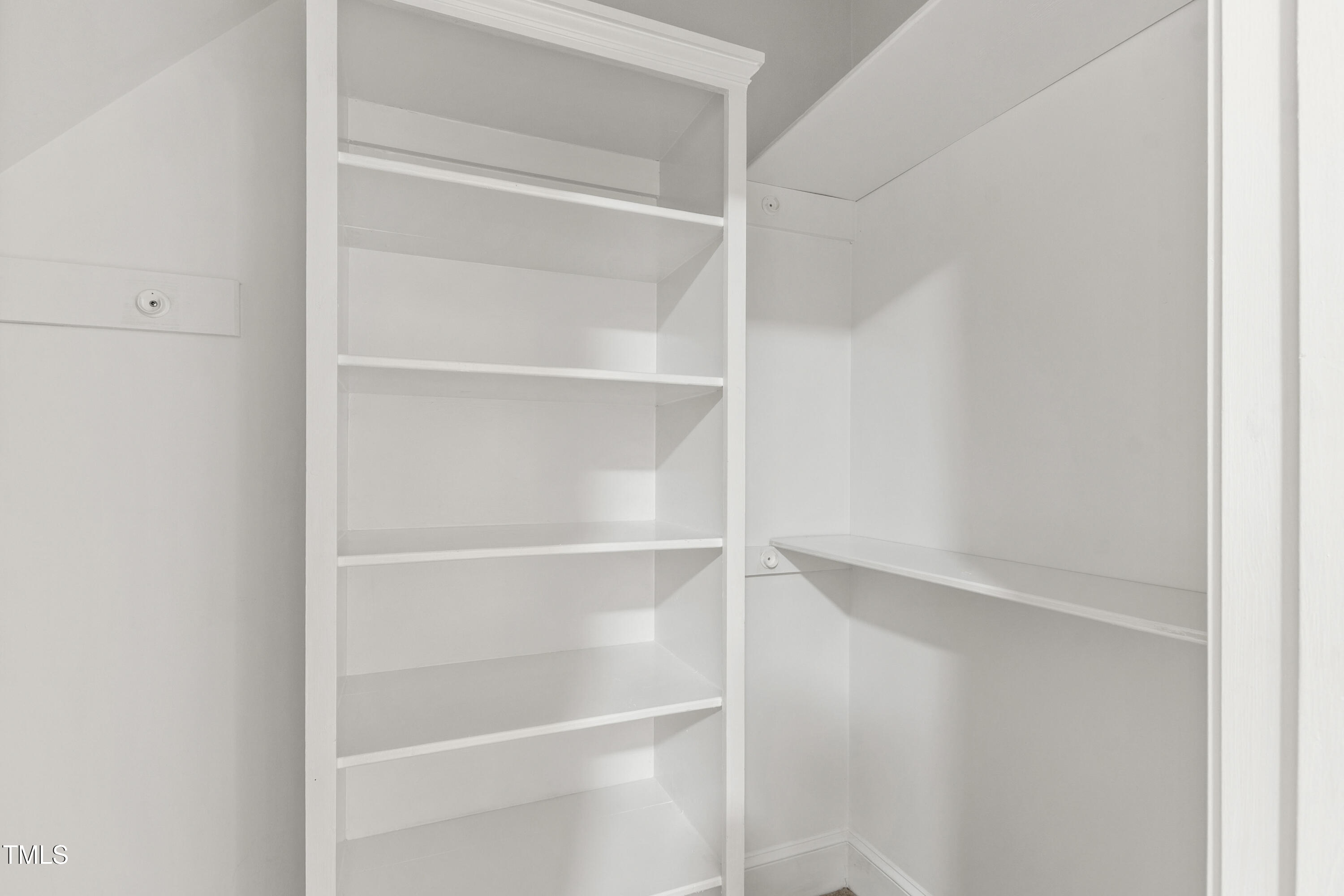 636 Pendleton Lake Road Raleigh, NC 27614 - Photo 62 of 88 a view of walk in closet with empty racks