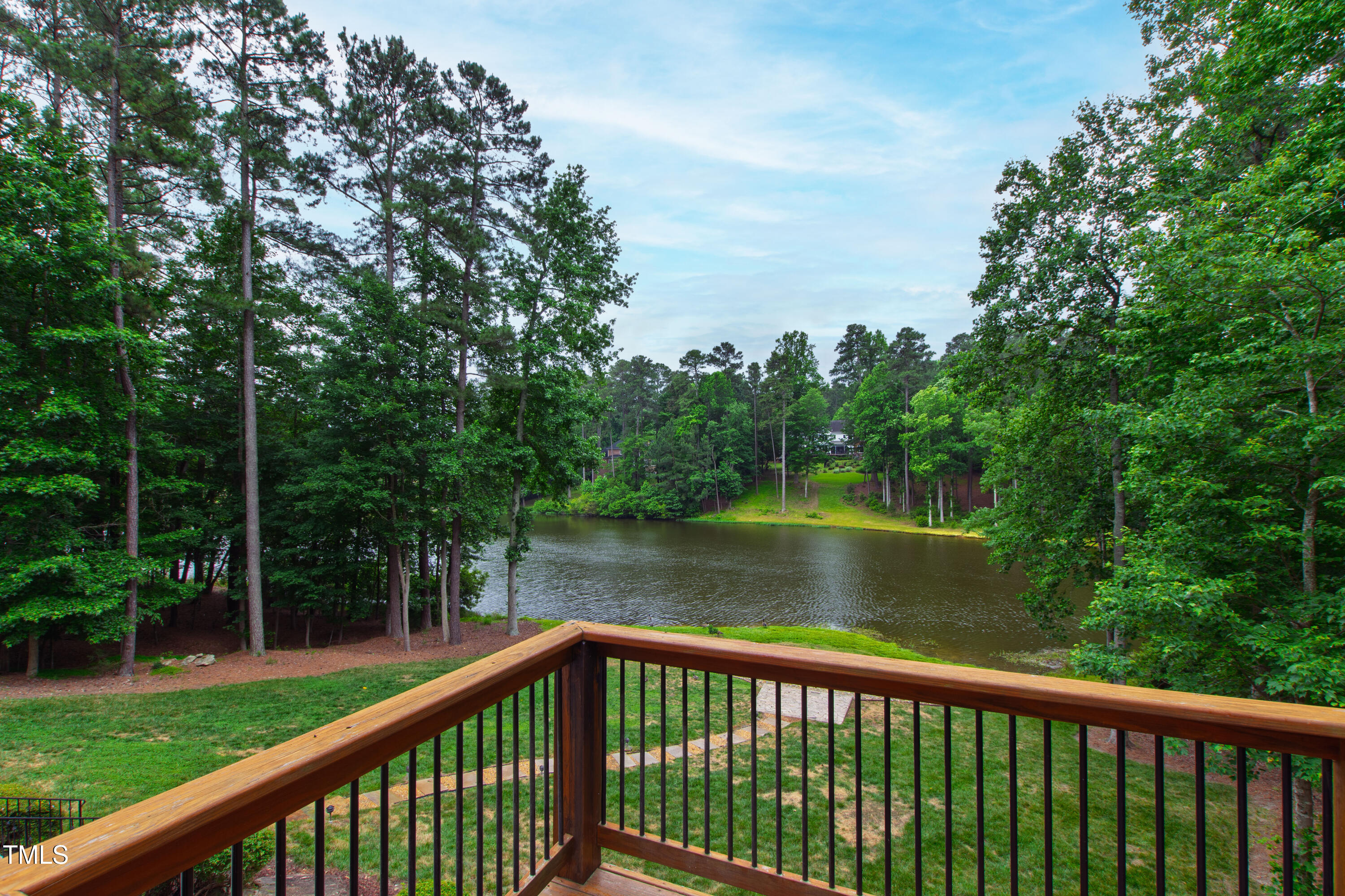 636 Pendleton Lake Road Raleigh, NC 27614 - Photo 70 of 88 a view of lake from a balcony