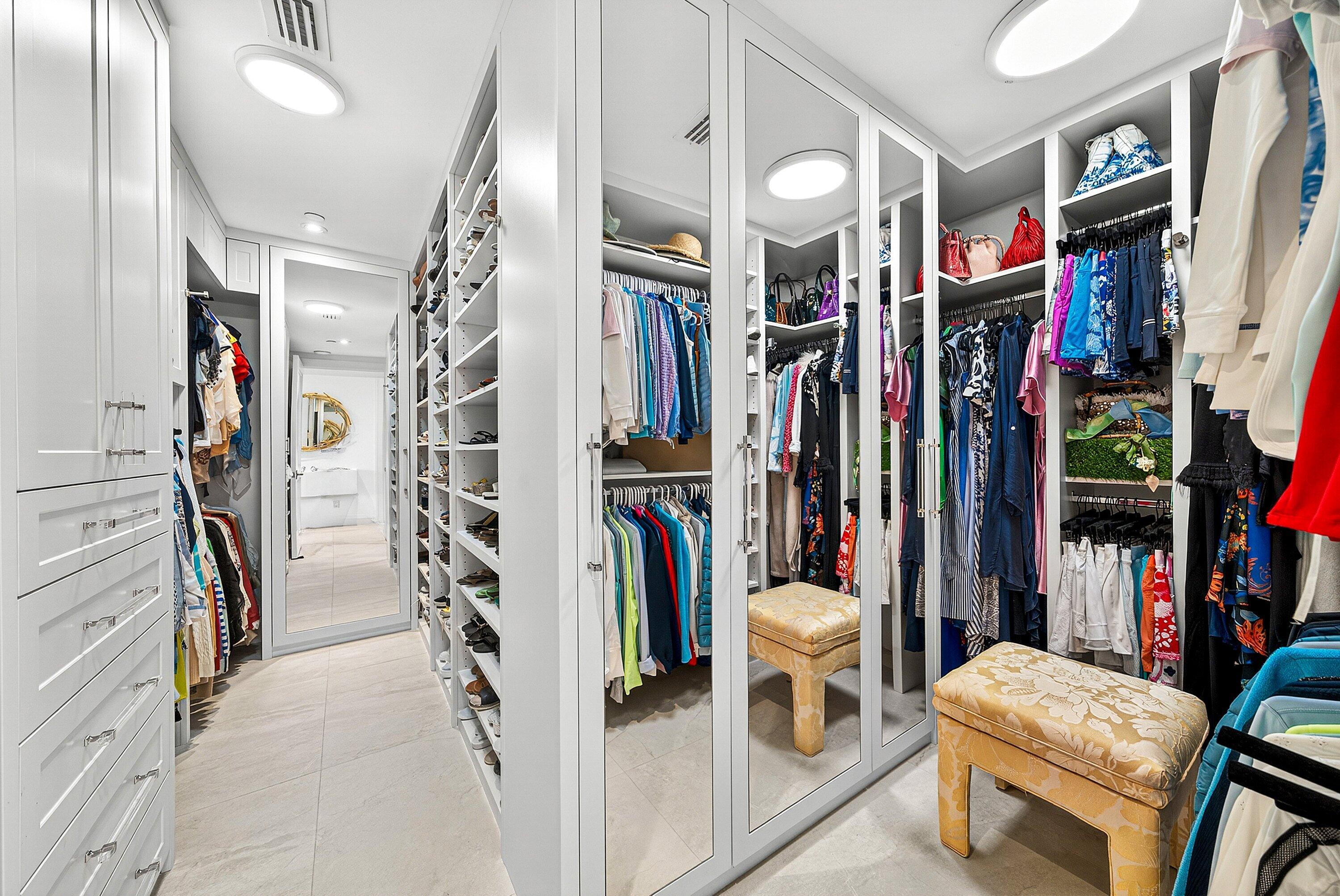 425 South Beach Road, Unit 2O Tequesta, FL 33469 - Photo 29 of 70 Custom Walk-In Closet