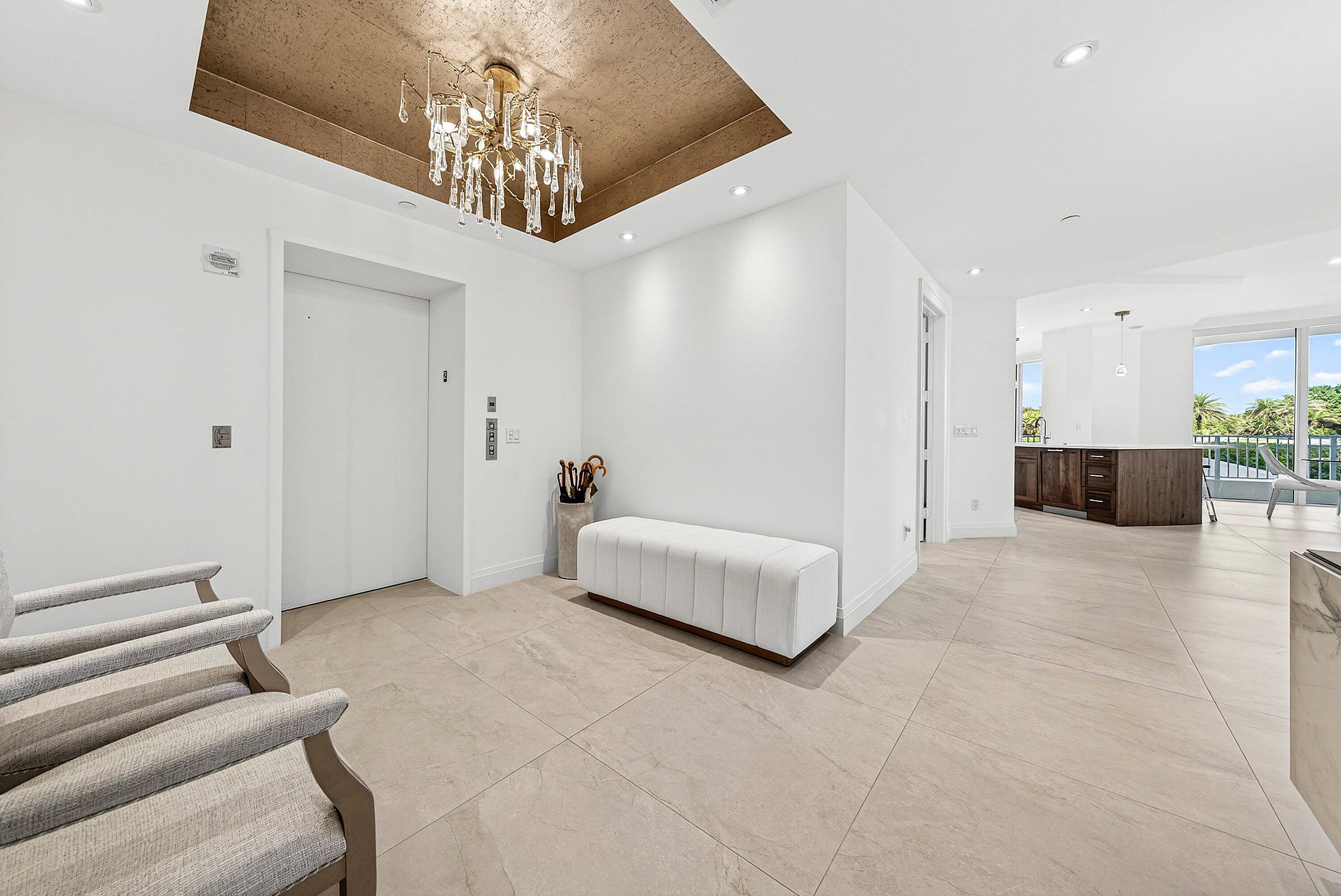 425 South Beach Road, Unit 2O Tequesta, FL 33469 - Photo 4 of 70 Private Elevator Entrance