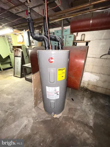 a view of a storage room