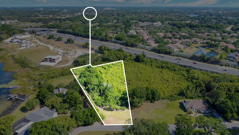 1661 Roberts Landing Road Windermere, FL 34786 - Photo 20 of 20 an aerial view of a garden