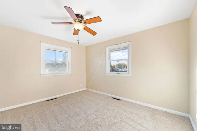 a view of an empty room