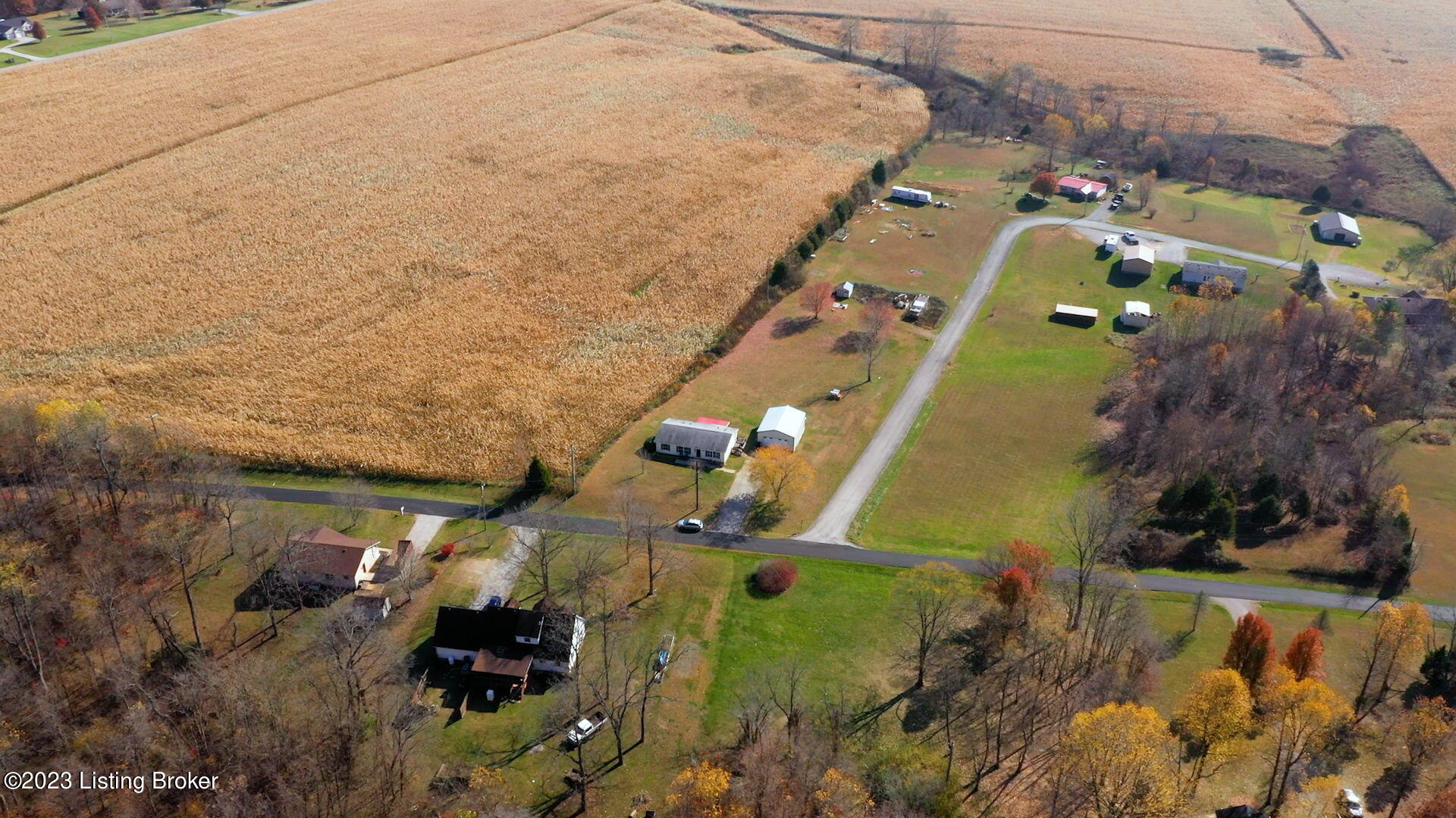 245 Garriott Road Bedford, KY 40006 - Photo 40 of 55 50-web-or-mls-drone 2-245 Garriott Rd Be