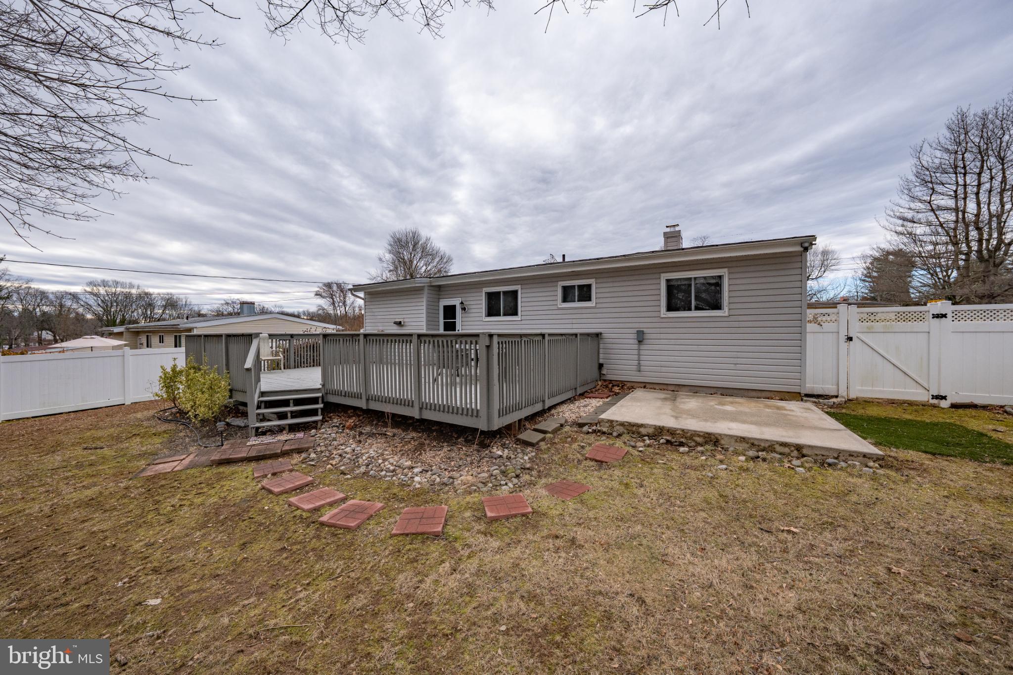 3999 Riviera Drive Upper Chichester, PA 19061 - Photo 22 of 32 Back patio is ready for a hot tub or grill!
