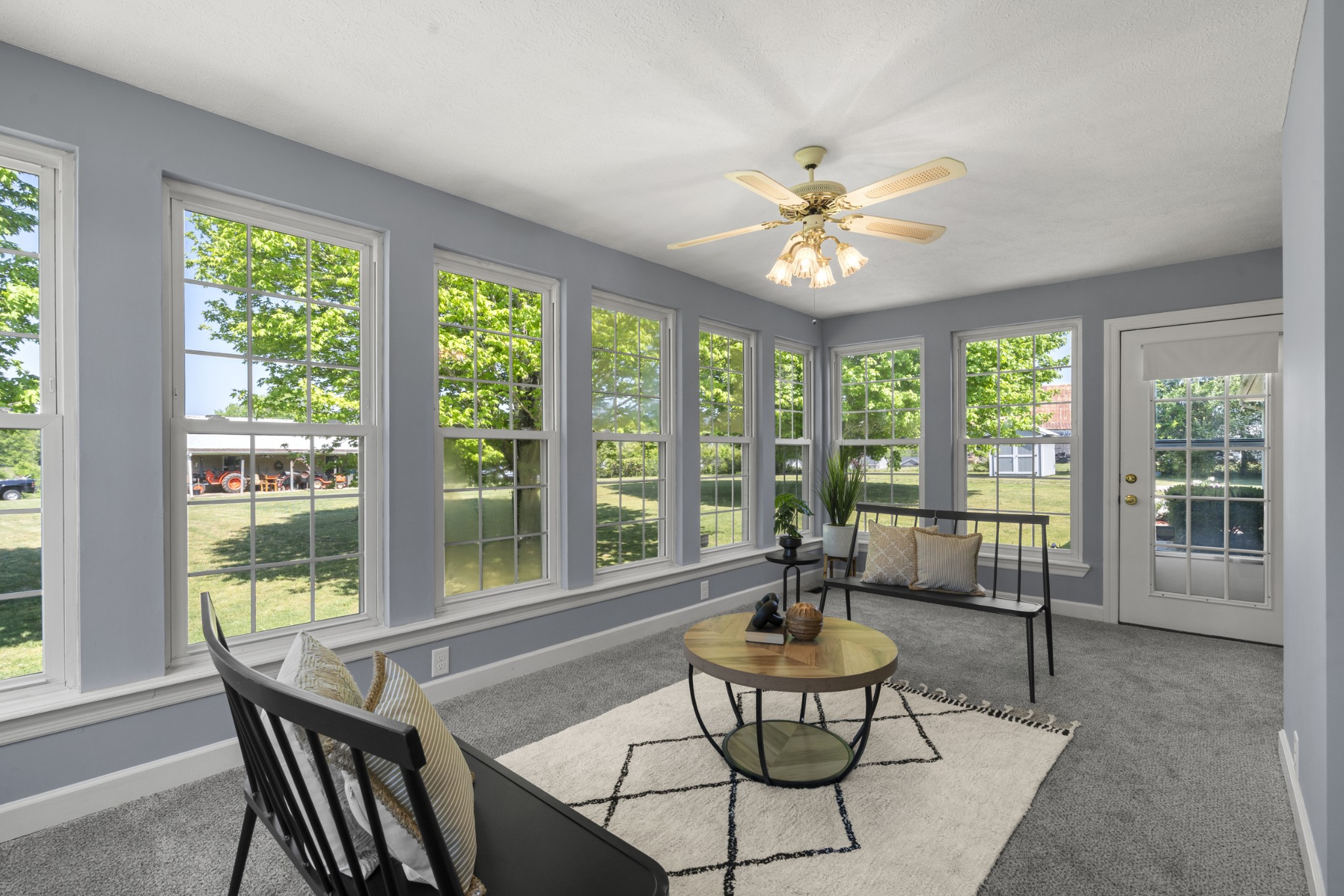 1010 State Highway 48 Dickson, TN 37055 - Photo 7 of 59 a dining room with furniture a rug and a large window