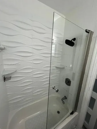 a swimming pool with an outdoor space