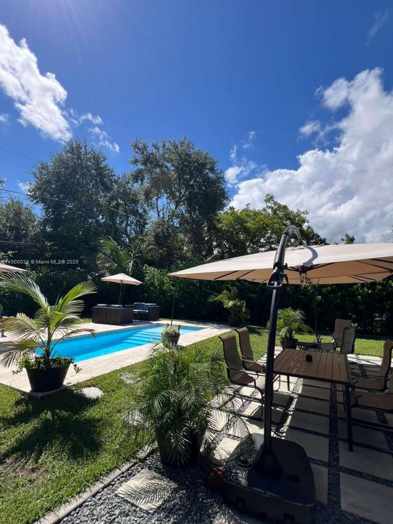 1430 Northeast 149th Street Miami, FL 33161 - Photo 7 of 51 a view of a swimming pool with a patio