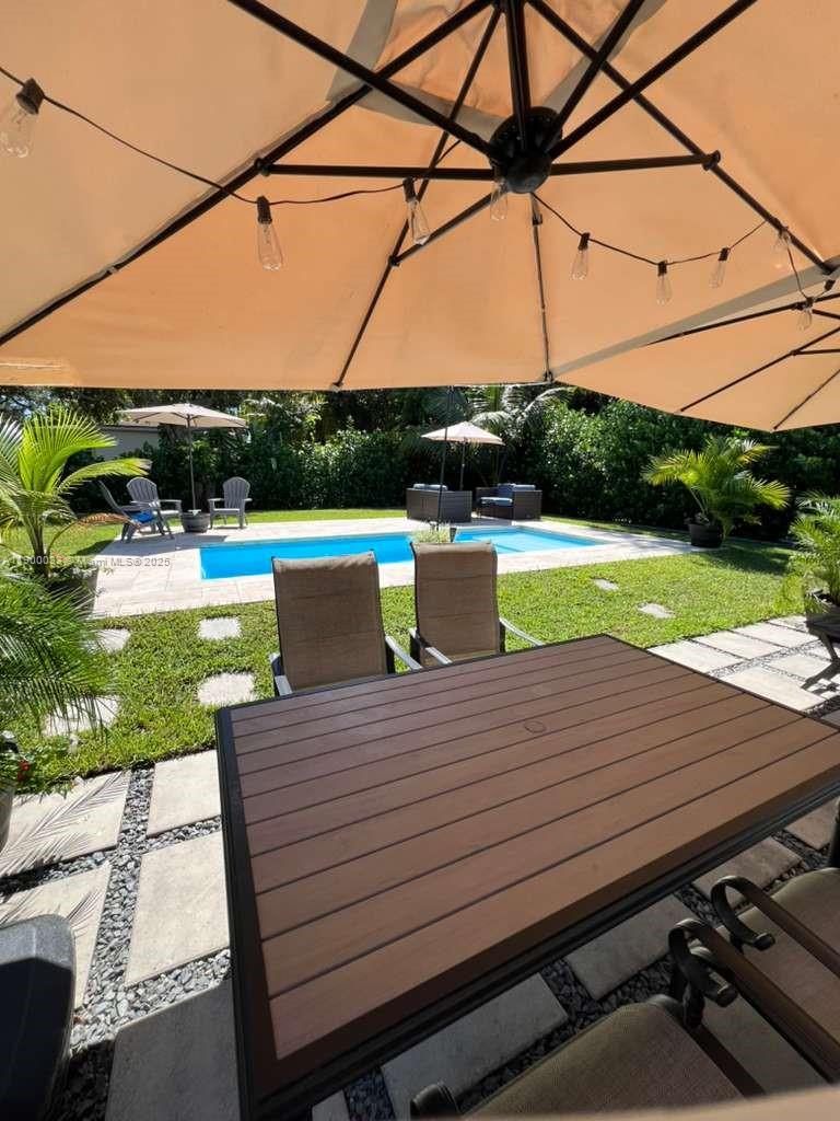 1430 Northeast 149th Street Miami, FL 33161 - Photo 10 of 51 a view of a swimming pool with a patio