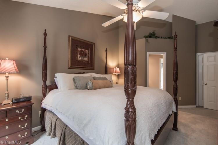 3325 Timberwolf Avenue High Point, NC 27265 - Photo 15 of 30 Master bedroom with pitched ceiling