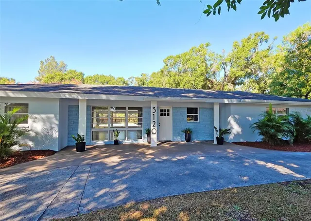 a view of a house with a porch
