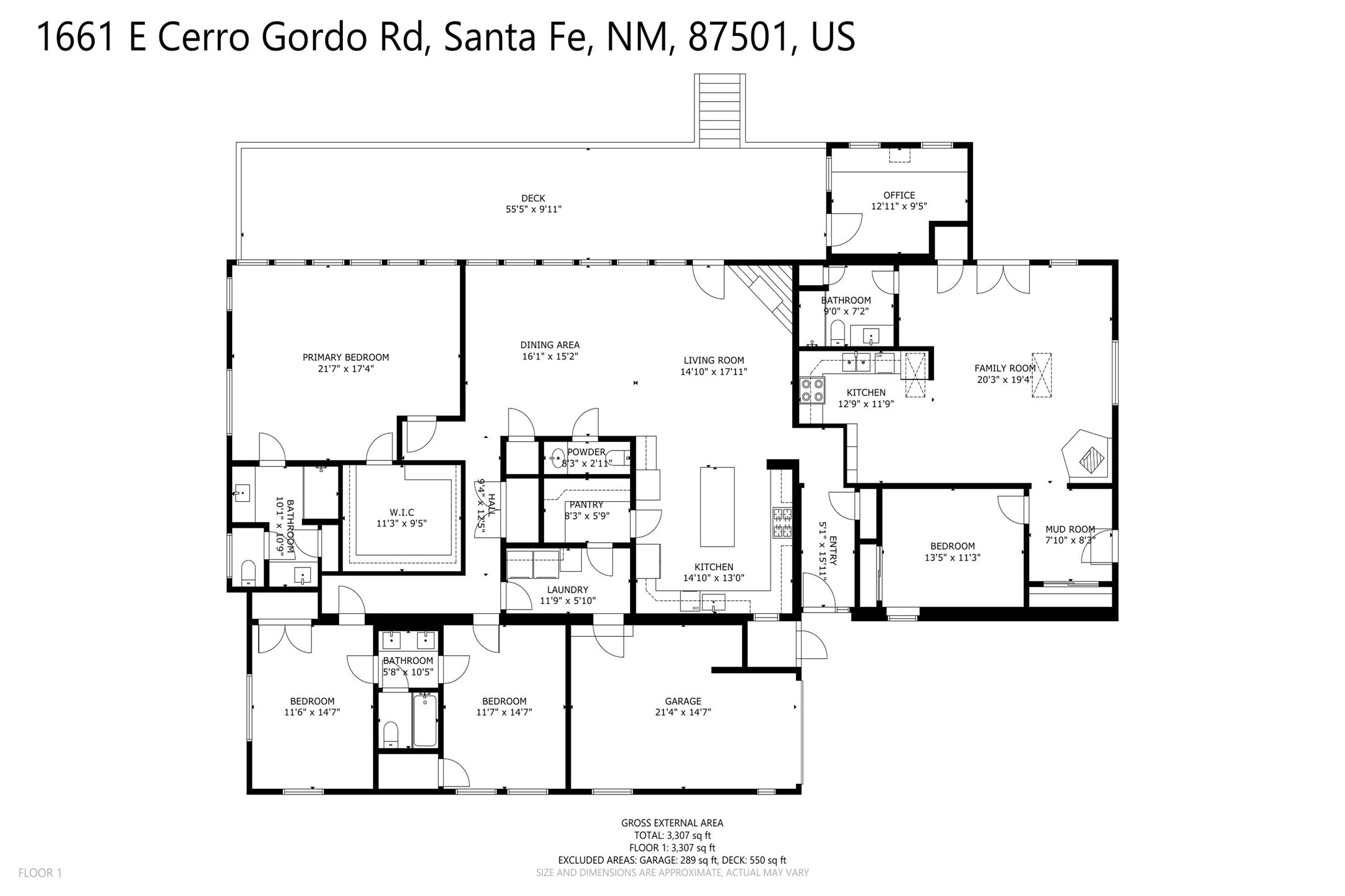 1661 Cerro Gordo Road, Unit E Santa Fe, NM 87501 - Photo 48 of 50 Floorplan