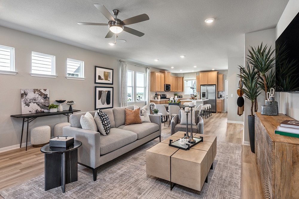 5905 Beverly Pr Road Del Valle, TX 78617 - Photo 9 of 18 a living room with furniture or outdoor view and kitchen view