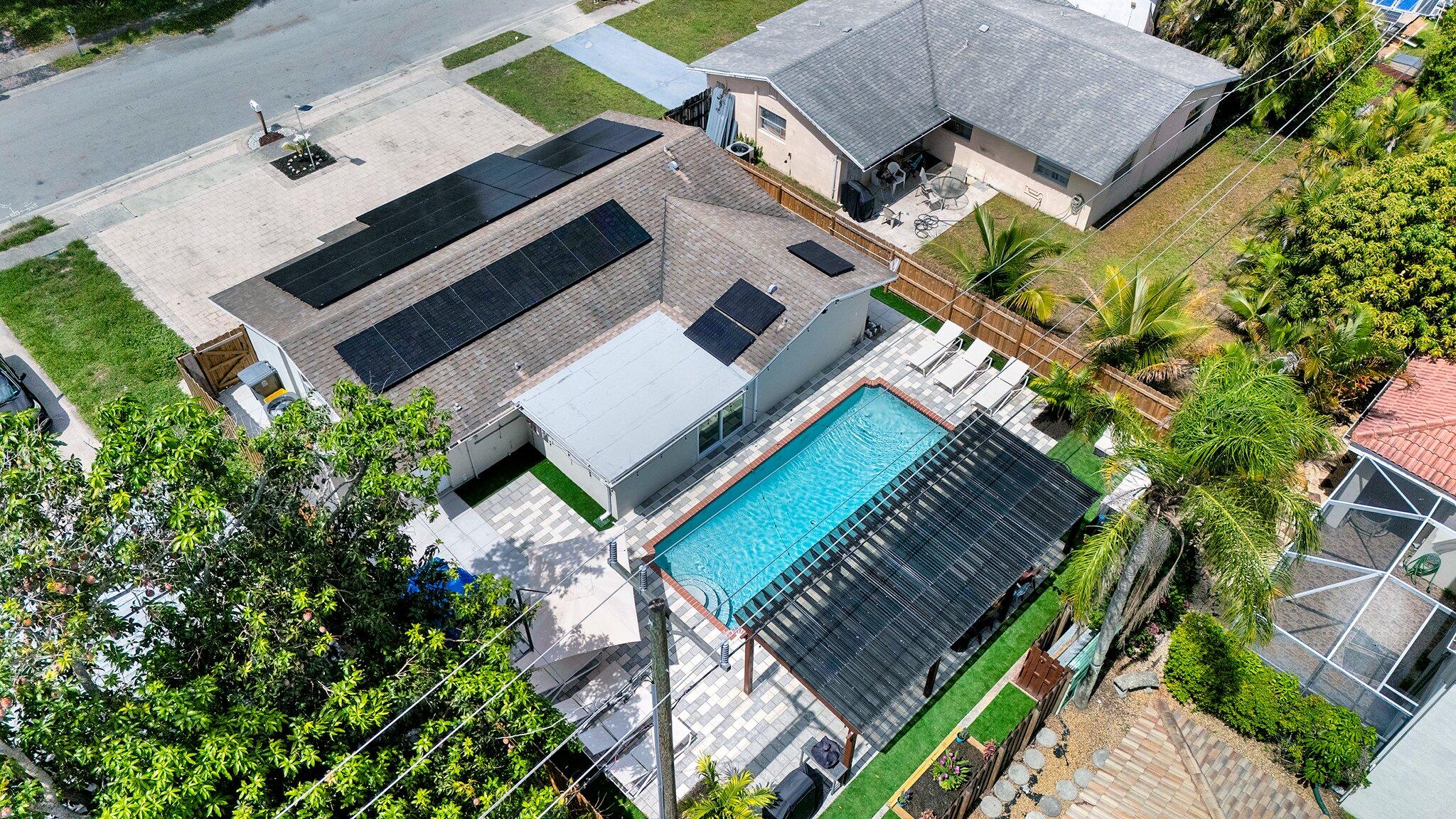 9709 Southwest 1st Place Boca Raton, FL 33428 - Photo 31 of 32 an aerial view of a house