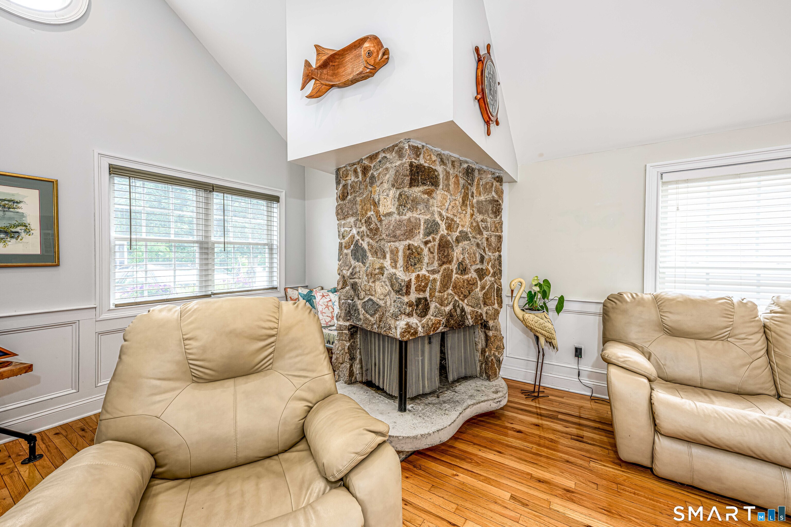 58 Minor Road East Haven, CT 06512 - Photo 9 of 40 Cozy up to the Wood burning fireplace on those cold New England nights.