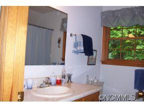 477 Rocky Top Road Maggie Valley, NC 28751 - Photo 20 of 20 a bathroom with a sink and a mirror
