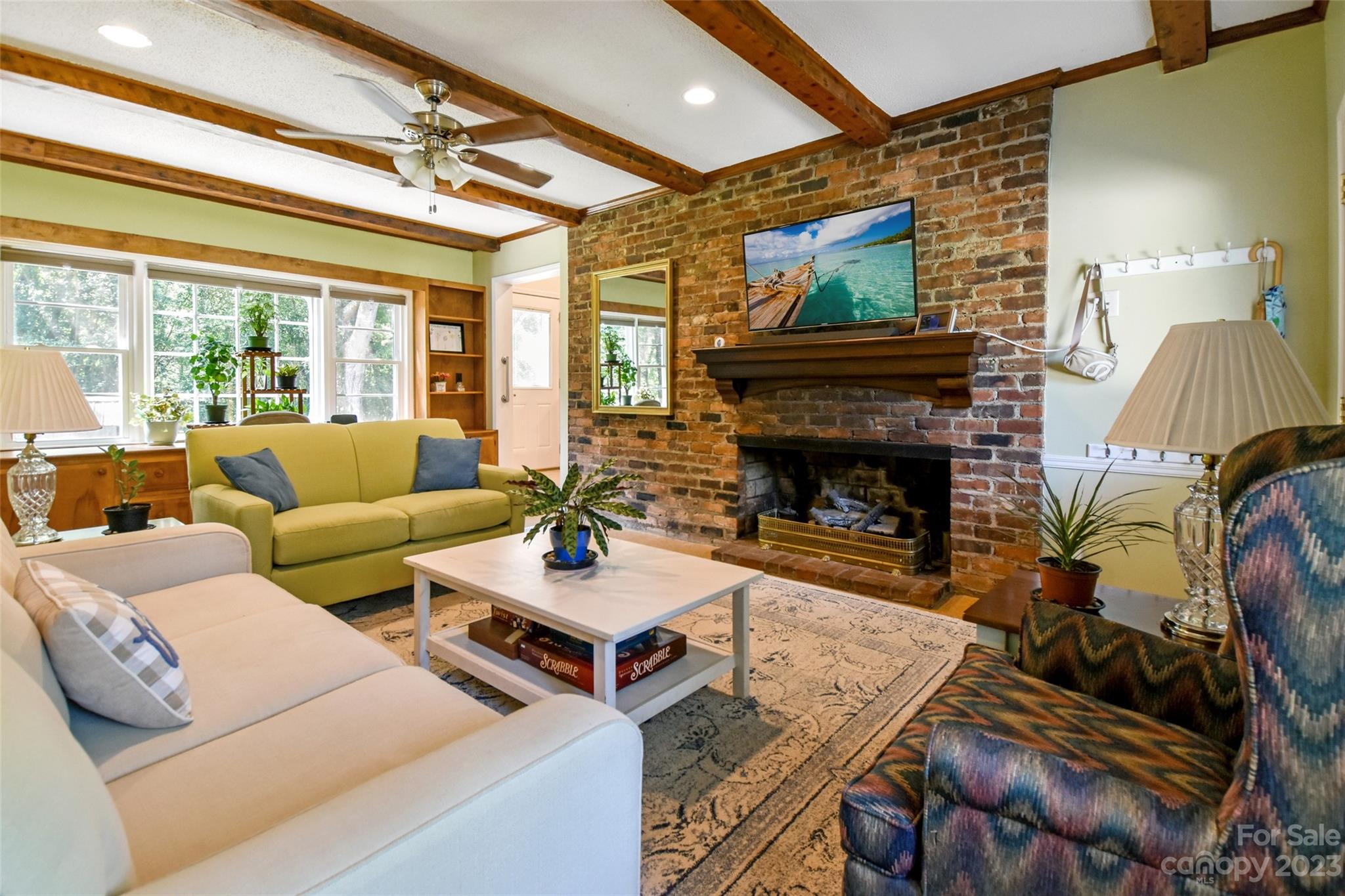 3199 Greenwood Road Rock Hill, SC 29730 - Photo 10 of 33 a living room with furniture and a fireplace